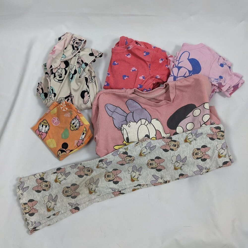 Toddler 4T Disney Minnie and Daisy Clothing and PJ Bundle